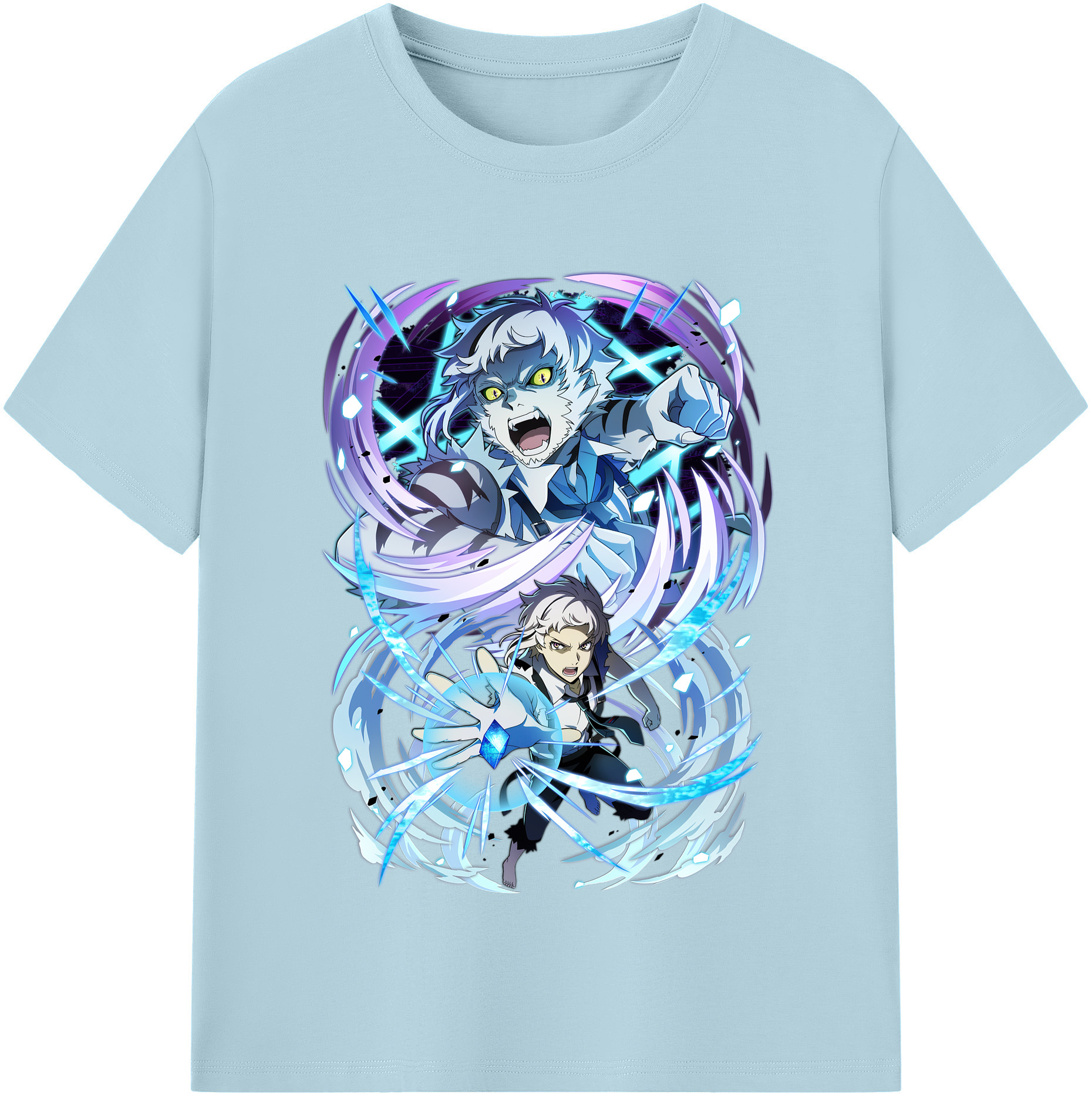 （画像用） 文豪ストレイドッグス Bungo Stray Dogs 綿100％半袖Tシャツ（フロントプリント）